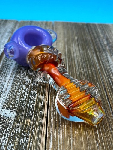 Thick glass hand pipe - thick,