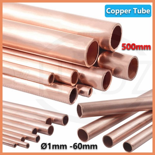 Copper round tube ø1mm - copper,