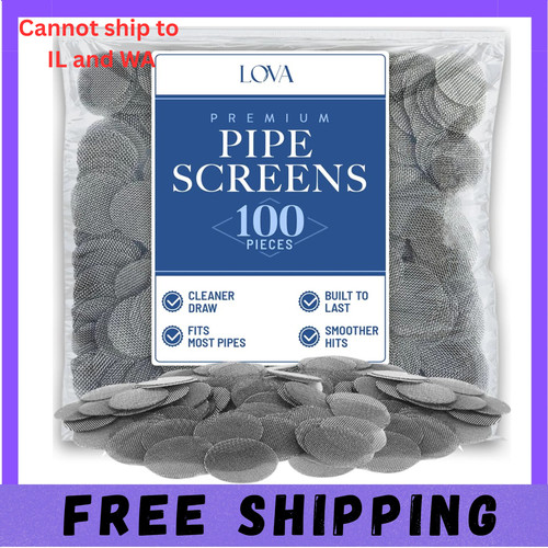 100 pcs pipe - screens, stainless